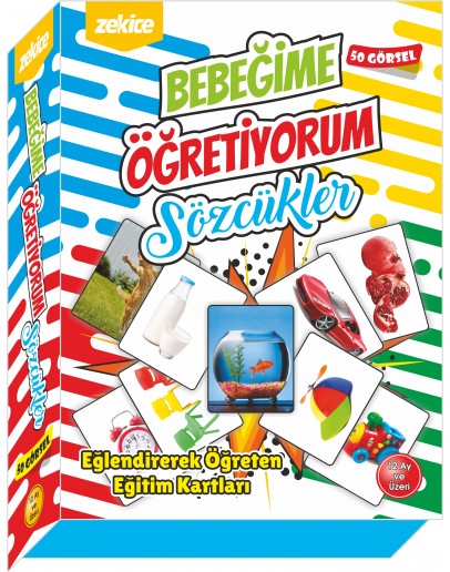 Bebeğime Öğretiyorum Sözcükler (50 Görsel)