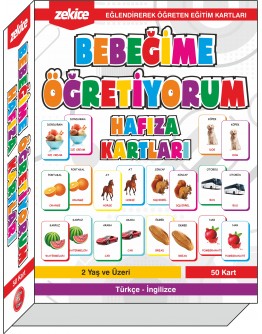 Bebeğime Öğretiyorum Hafıza Kartları (50 Kart)