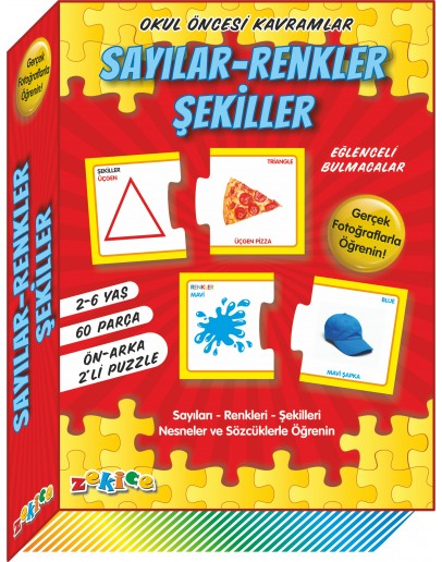 Okul Öncesi Sayılar Renkler Şekiller